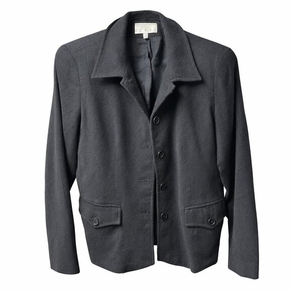 AnnTjian for Kenar Jackets & Blazers - Ann Tjian for Kenar Black Wool Blazer Jacket Women’s Size 10